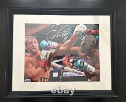 Floyd Mayweather Jr Signed/Autographed 11x14 FRAMED, BECKETT WITNESSED- Logan P