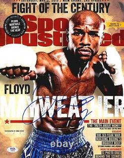 Floyd Mayweather Jr. Signed Autographed 2015 SI 11x14 inch Photo + PSA/DNA COA