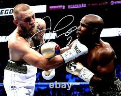 Floyd Mayweather Jr Signed Autographed 8x10 inch Photo vs Conor McGregor PSA/DNA