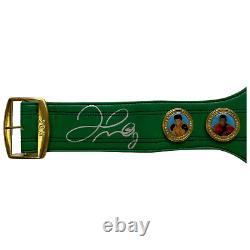 Floyd Mayweather Jr Signed Autographed Green Belt JSA Authenticated