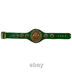 Floyd Mayweather Jr Signed Autographed Green Belt JSA Authenticated 50-0