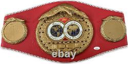 Floyd Mayweather Jr Signed Autographed Red Belt JSA Authenticated