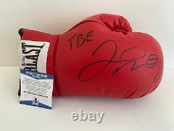 Floyd Mayweather Jr Signed Boxing Everlast Glove TBE BAS I44813
