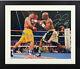 Floyd Mayweather Jr. Signed Boxing Manny Pacquiao 16x20 Photo Framed- Fod Holo