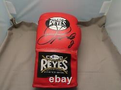 Floyd Mayweather Jr. Signed Cleto Reyes Boxing Glove Auto Beckett Witnessed COA