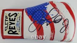 Floyd Mayweather Jr. Signed Cleto Reyes Boxing Glove (Beckett Witness Certified)