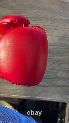 Floyd Mayweather Jr Signed Cleto Reyes Red Left Hand Boxing Glove BAS WD96066 A