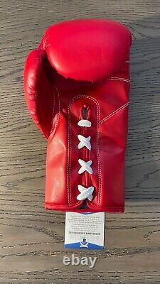 Floyd Mayweather Jr Signed Cleto Reyes Red Left Hand Boxing Glove BAS WD96136 C