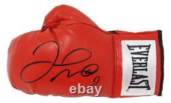Floyd Mayweather Jr. Signed Everlast Red Boxing Glove SCHWARTZ