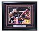 Floyd Mayweather Jr Signed Framed 11x14 Pacquiao Fight Photo Bas Itp