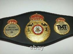 Floyd Mayweather Jr. Signed Full Size The Money Team World Champion Belt BAS