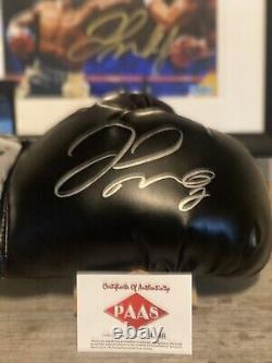 Floyd Mayweather Jr. Signed Glove and 8 x 10 Signed withCoA