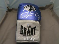 Floyd Mayweather Jr. Signed Grant Boxing Glove Auto Beckett Witnessed COA 1B