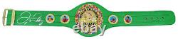 Floyd Mayweather Jr. Signed Green World Champion Full Size Boxing Belt -(SS COA)