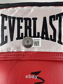 Floyd Mayweather Jr Signed Inscribed Everlast Boxing Glove Bas Witness Coa