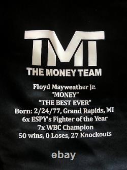 Floyd Mayweather Jr Signed L. E. Boxing Trunks #D 1/50 Autograph BAS COA with Stats