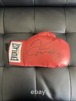 Floyd Mayweather Jr. Signed Red Everlast Boxing Glove (Becket)