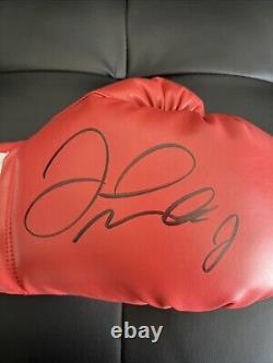 Floyd Mayweather Jr. Signed Red Everlast Boxing Glove (Becket)