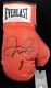 Floyd Mayweather Jr. Signed Red Everlast Boxing Glove Jsa Authenticated