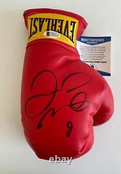 Floyd Mayweather Jr Signed Red Everlast Mayweather Boxing Glove BAS C82410