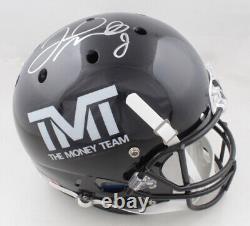 Floyd Mayweather Jr. Signed The Money Team Full-Size Helmet SCHWARTZ COA