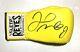 Floyd Mayweather Jr. Signed Yellow Cleto Reyes Glove (beckett P29659)