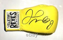 Floyd Mayweather Jr. Signed Yellow Cleto Reyes Glove (Beckett P29659)