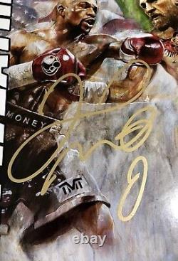 Floyd Mayweather Jr Signed vs. McGregor Official Fight Program Autograph JSA COA