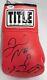 Floyd Mayweather Jr. Victor Ortiz Signed Title Boxing Glove Psa Authenticated