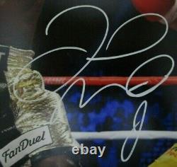 Floyd Mayweather Jr vs Pacquiao Auto Autographed Signed 16X20 Beckett BAS COA