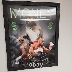 Floyd Mayweather MONEY Autographed Signed Framed 11X14 Photo PSA Cert