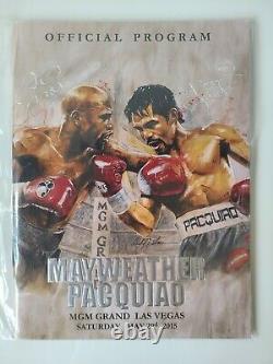 Floyd Mayweather & Manny Pacquiao Autograph Gloves PSA JSA Authentic with case