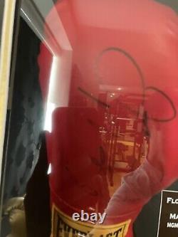 Floyd Mayweather & Manny Pacquiao Signed Boxing Gloves In Amazing Display Case