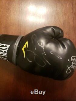 Floyd Mayweather & Manny Pacquiao autograph glove. ONLY ONE ON EBAY (Psa/dna)