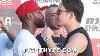 Floyd Mayweather Pushes Mikuru Asakura Out Of His Face With Bodyguard Stares Him Down At Face Off