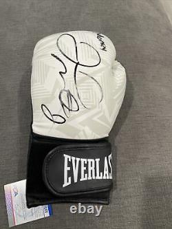 Floyd Mayweather SIGNED AUTO INSCRIBED MONEY White EVERLAST Boxing Glove PSA