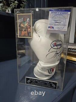 Floyd Mayweather Signed Autographed Boxing Glove PSA Authentication
