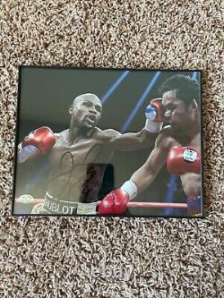 Floyd Mayweather Signed Autographed Picture Manny Pacquiao Certificate Authentic