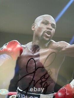 Floyd Mayweather Signed Autographed Picture Manny Pacquiao Certificate Authentic