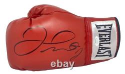 Floyd Mayweather Signed Autographed Red Boxing Glove JSA Left Black