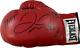 Floyd Mayweather Signed Autographed Red Leather Boxing Glove Jsa Wit879245 Left