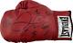 Floyd Mayweather Signed Autographed Red Leather Boxing Glove Jsa Wit879254 Left