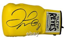 Floyd Mayweather Signed Autographed Yellow Cleto Reyes Boxing Glove JSA Left