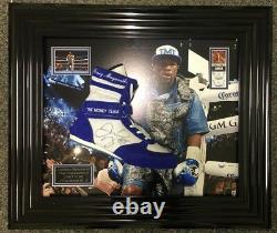 Floyd Mayweather Signed Boxing Boot Deluxe Framed TMT Photo Proof C. O. A