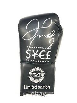 Floyd Mayweather Signed Boxing GLOVE With Proof AFTAL COA (A)