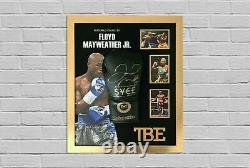 Floyd Mayweather Signed & FRAMED Boxing GLOVE TBE TMT AFTAL COA (FTOMM)