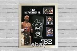 Floyd Mayweather Signed & FRAMED Boxing GLOVE TBE TMT AFTAL COA (N)