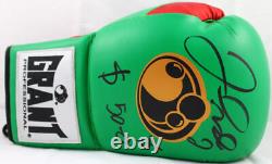 Floyd Mayweather Signed Green/Red Grant Boxing Glove Right with$50-0$ -BAW Holo