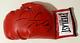 Floyd Mayweather Signed Red Everlast Left Boxing Glove Autograph Tristar