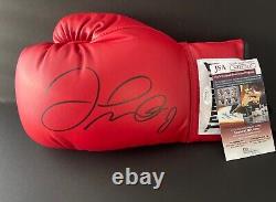 Floyd Mayweather Signed Red Leather Boxing Glove JSA WIT879145